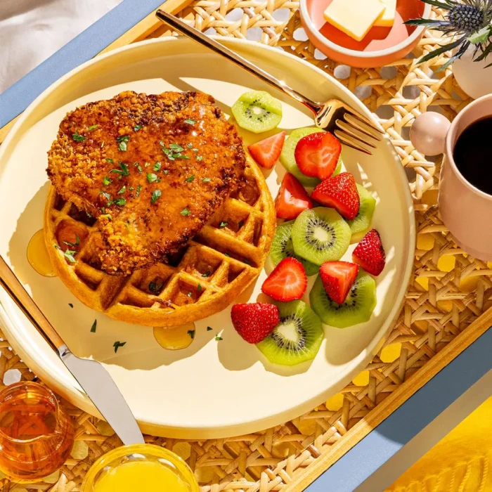 1 Waffle & 1 Pork Chop