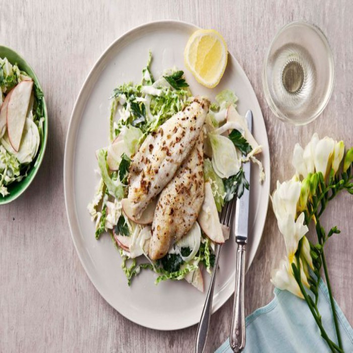 Whiting Fish Salad Fried